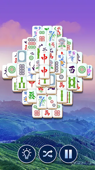 Mahjong Club - Solitaire Game (Мод: Безлимитные подсказки и монеты) — скачать на Андроид — скриншот 1 Mahjong Club - Solitaire Game (Мод: Безлимитные подсказки и монеты) — скачать на Андроид — скриншот 1