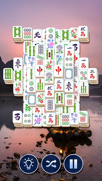 Mahjong Club - Solitaire Game (Мод: Безлимитные подсказки и монеты) — скачать на Андроид — скриншот 2 Mahjong Club - Solitaire Game (Мод: Безлимитные подсказки и монеты) — скачать на Андроид — скриншот 2