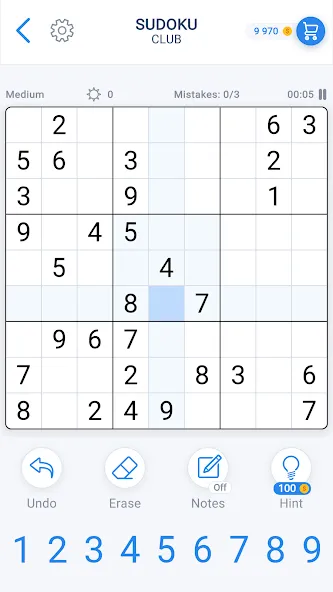Sudoku Game - Daily Puzzles взлом APK — Без рекламы и подсказки доступны — скриншот 3 Sudoku Game - Daily Puzzles взлом APK — Без рекламы и подсказки доступны — скриншот 3