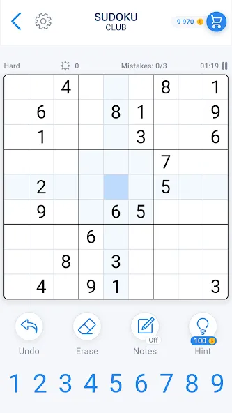 Sudoku Game - Daily Puzzles взлом APK — Без рекламы и подсказки доступны — скриншот 4 Sudoku Game - Daily Puzzles взлом APK — Без рекламы и подсказки доступны — скриншот 4