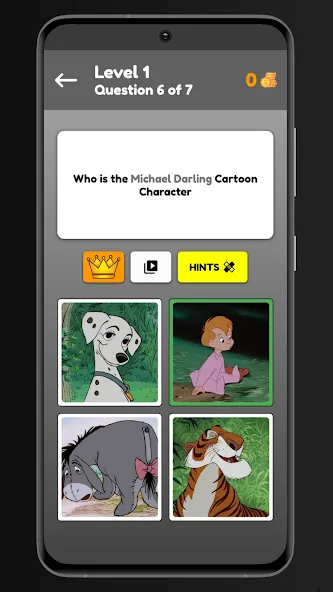 Guess Cartoon Character Quiz MOD APK: Открыты все персонажи и уровни — скриншот 2 Guess Cartoon Character Quiz MOD APK: Открыты все персонажи и уровни — скриншот 2