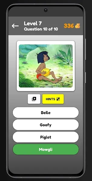Guess Cartoon Character Quiz MOD APK: Открыты все персонажи и уровни — скриншот 3 Guess Cartoon Character Quiz MOD APK: Открыты все персонажи и уровни — скриншот 3