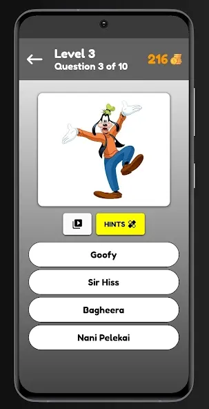 Guess Cartoon Character Quiz MOD APK: Открыты все персонажи и уровни — скриншот 5 Guess Cartoon Character Quiz MOD APK: Открыты все персонажи и уровни — скриншот 5
