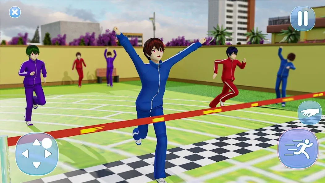 Мод Anime Boy High School Life 3d — Много денег и все уровни открыты, скачать APK — скриншот 3 Мод Anime Boy High School Life 3d — Много денег и все уровни открыты, скачать APK — скриншот 3