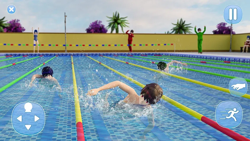 Мод Anime Boy High School Life 3d — Много денег и все уровни открыты, скачать APK — скриншот 5 Мод Anime Boy High School Life 3d — Много денег и все уровни открыты, скачать APK — скриншот 5