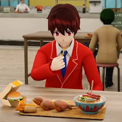 Мод Anime Boy High School Life 3d — Много денег и все уровни открыты, скачать APK