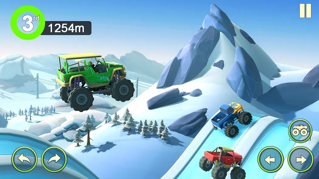 Monster Truck Crush мод на Андроид: Безлимитные деньги и все машины открыты — скриншот 2 Monster Truck Crush мод на Андроид: Безлимитные деньги и все машины открыты — скриншот 2