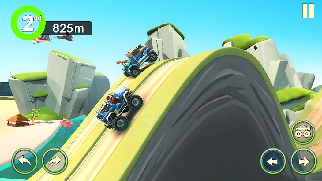 Monster Truck Crush мод на Андроид: Безлимитные деньги и все машины открыты — скриншот 3 Monster Truck Crush мод на Андроид: Безлимитные деньги и все машины открыты — скриншот 3