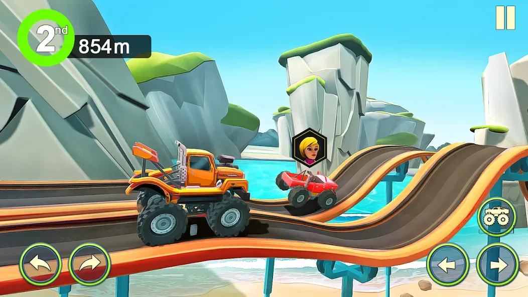 Monster Truck Crush мод на Андроид: Безлимитные деньги и все машины открыты — скриншот 4 Monster Truck Crush мод на Андроид: Безлимитные деньги и все машины открыты — скриншот 4