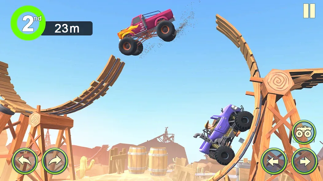 Monster Truck Crush мод на Андроид: Безлимитные деньги и все машины открыты — скриншот 5 Monster Truck Crush мод на Андроид: Безлимитные деньги и все машины открыты — скриншот 5