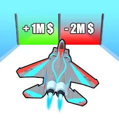 Plane Evolution! на телефон — скачать мод: Безлимитные деньги и улучшения самолетов