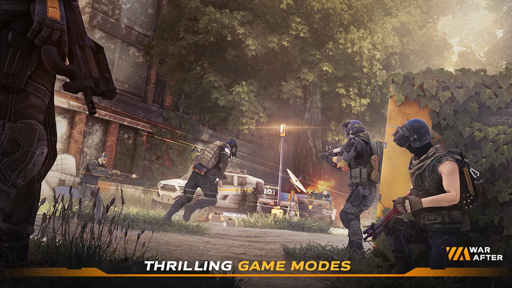 War After: PvP Shooter MOD APK: Безлимитные ресурсы и оружие — скриншот 4 War After: PvP Shooter MOD APK: Безлимитные ресурсы и оружие — скриншот 4
