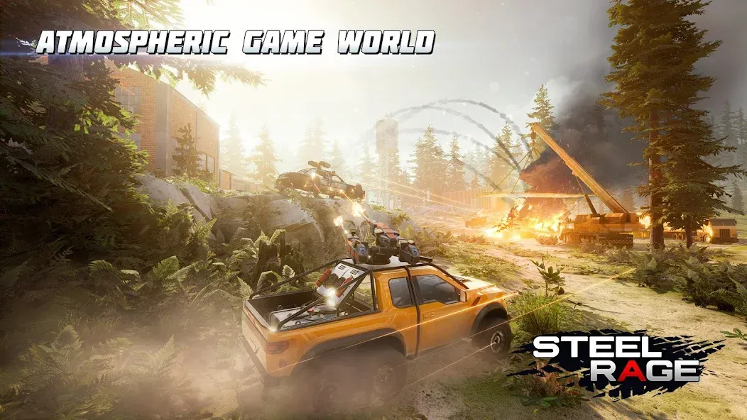 Скачать Steel Rage: Mech Cars PvP War на Андроид с модом — Безлимитные деньги и все машины — скриншот 3 Скачать Steel Rage: Mech Cars PvP War на Андроид с модом — Безлимитные деньги и все машины — скриншот 3