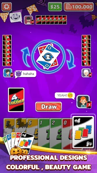 4 Colors Card Game бесплатно на Андроид — мод: Без рекламы и все карты открыты — скриншот 2