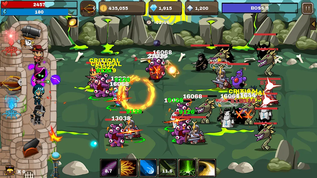 Final Castle Defence:Idle RPG — скачать мод: Безлимитные деньги и усиленная защита замка — скриншот 4
