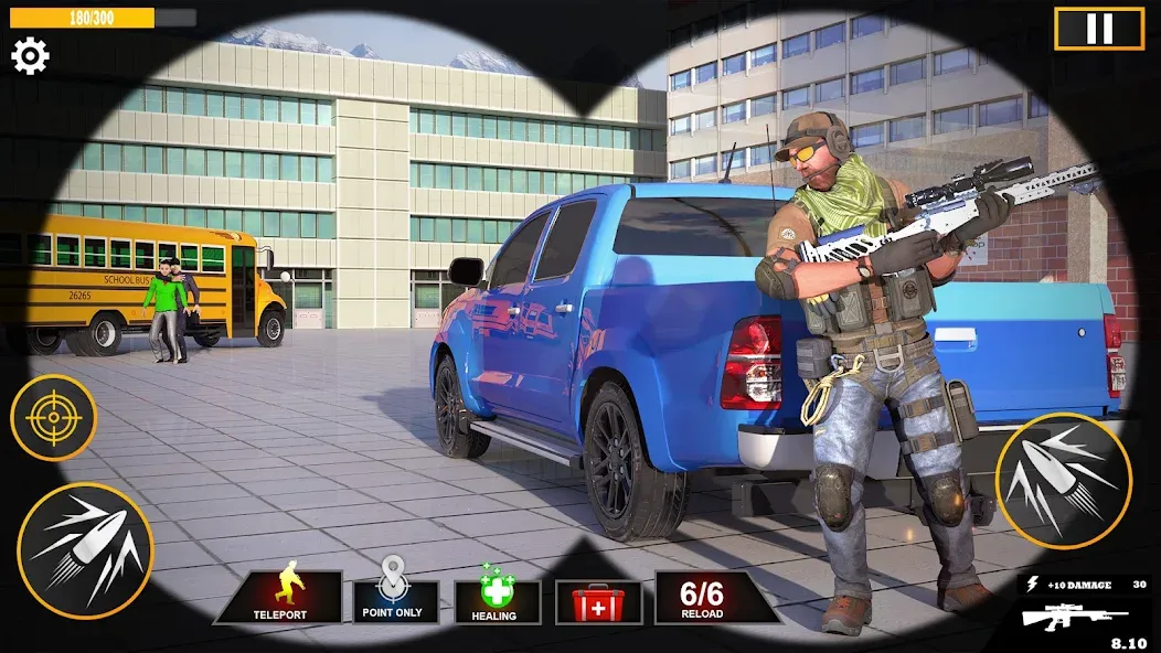Мод Banduk Game - Sniper Gun Games — Безлимитные патроны и улучшенное оружие, скачать APK — скриншот 5