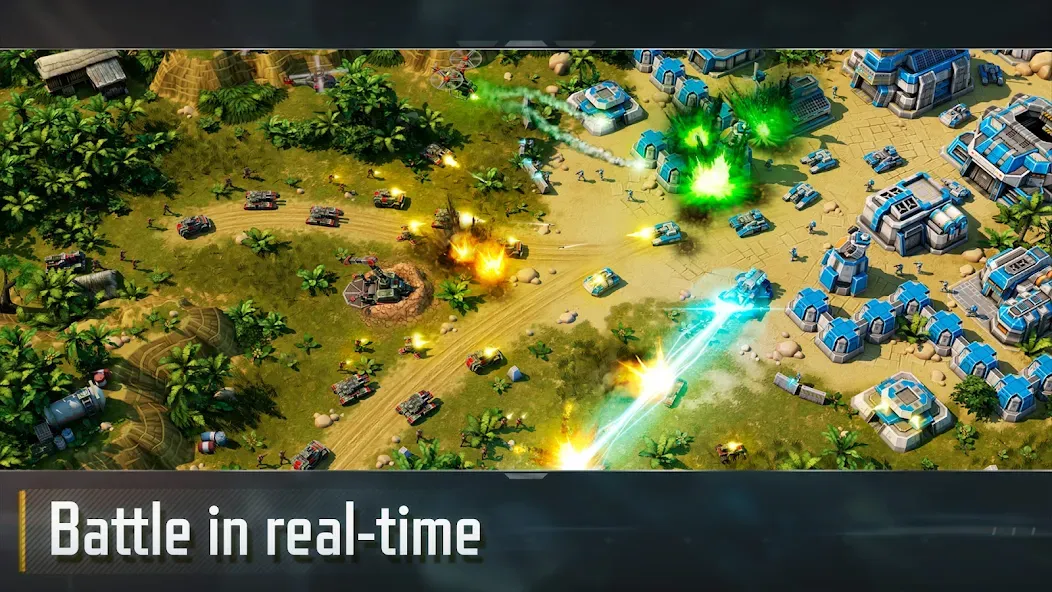 Скачать взлом Art of War 3:RTS strategy game — Много ресурсов и усиленная армия — скриншот 2