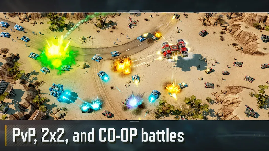 Скачать взлом Art of War 3:RTS strategy game — Много ресурсов и усиленная армия — скриншот 4