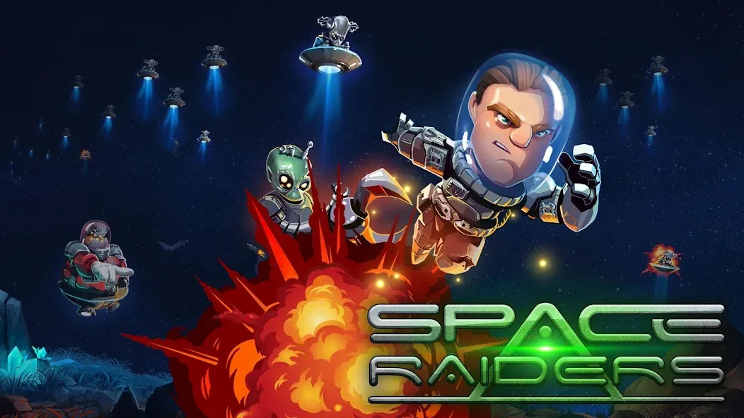 Скачать Space Raiders RPG Mod APK — Безлимитные ресурсы и мощное оружие — скриншот 1 Скачать Space Raiders RPG Mod APK — Безлимитные ресурсы и мощное оружие — скриншот 1
