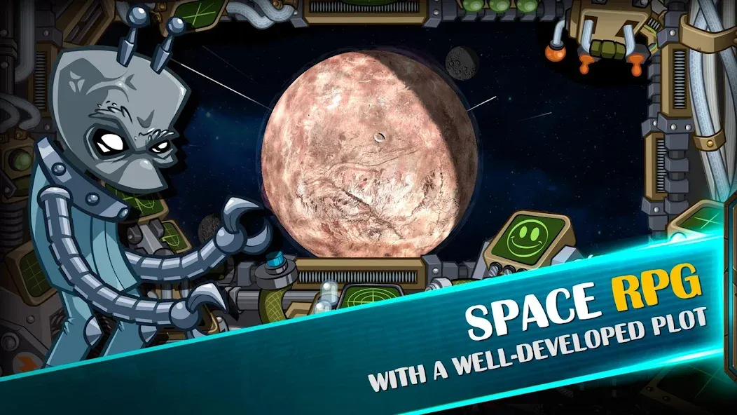 Скачать Space Raiders RPG Mod APK — Безлимитные ресурсы и мощное оружие — скриншот 2 Скачать Space Raiders RPG Mod APK — Безлимитные ресурсы и мощное оружие — скриншот 2
