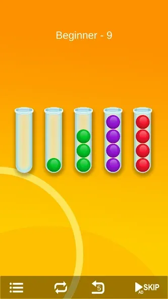 Ball Sort - Bubble Sort Puzzle взлом на Андроид — Без рекламы и все уровни открыты — скриншот 4 Ball Sort - Bubble Sort Puzzle взлом на Андроид — Без рекламы и все уровни открыты — скриншот 4