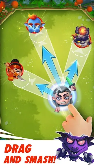 Smashing Four: PvP Hero bump взломанный APK — Безлимитные деньги и усиленные герои — скриншот 3 Smashing Four: PvP Hero bump взломанный APK — Безлимитные деньги и усиленные герои — скриншот 3