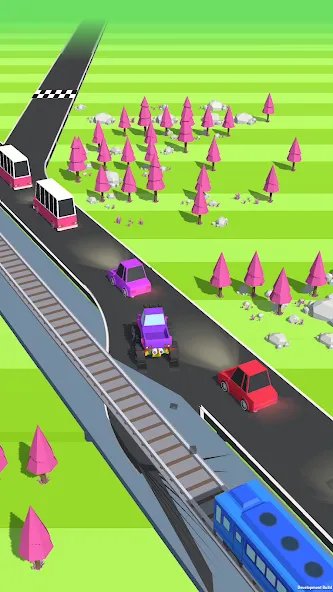 Скачать Traffic Run!: Driving Game — Безлимитные деньги и все машины — скриншот 2