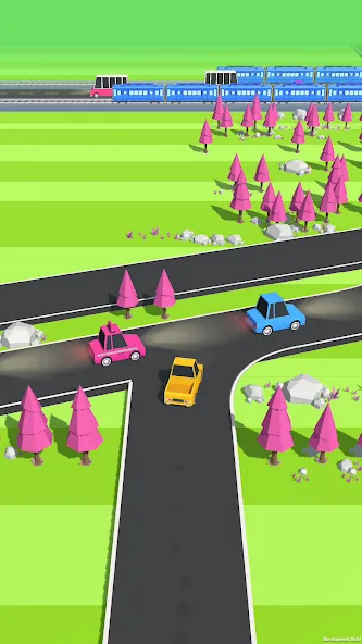 Скачать Traffic Run!: Driving Game — Безлимитные деньги и все машины — скриншот 5