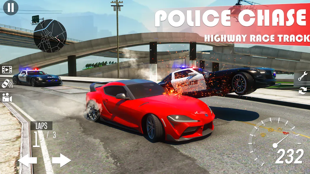 Скачать Extreme Car Driving Games на Андроид с модом — Безлимитные деньги и топливо — скриншот 4 Скачать Extreme Car Driving Games на Андроид с модом — Безлимитные деньги и топливо — скриншот 4