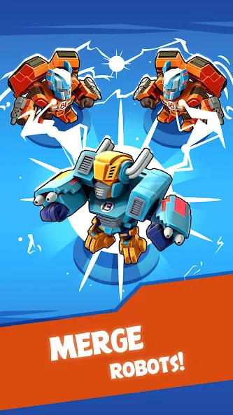 Скачать Merge Plane Robots Idle Empire на Андроид с модом — Безлимитные деньги и энергия — скриншот 5