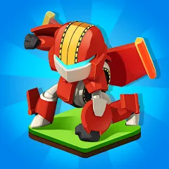 Скачать Merge Plane Robots Idle Empire на Андроид с модом — Безлимитные деньги и энергия