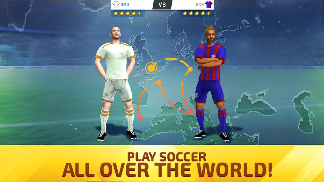 Soccer Star 24 Top Leagues бесплатно на Андроид — мод: Безлимитные деньги и все лиги открыты — скриншот 5 Soccer Star 24 Top Leagues бесплатно на Андроид — мод: Безлимитные деньги и все лиги открыты — скриншот 5