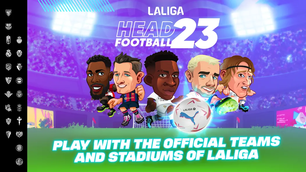 LALIGA Head Football 23 SOCCER MOD APK: Безлимитные монеты и все команды открыты — скриншот 1