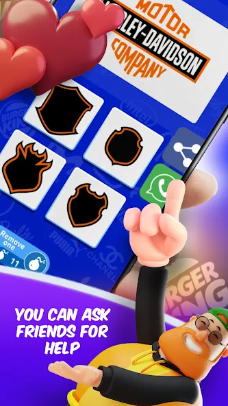 Скачать Logomania - Logo Quiz Original Mod APK — Открыты все логотипы и уровни — скриншот 5 Скачать Logomania - Logo Quiz Original Mod APK — Открыты все логотипы и уровни — скриншот 5