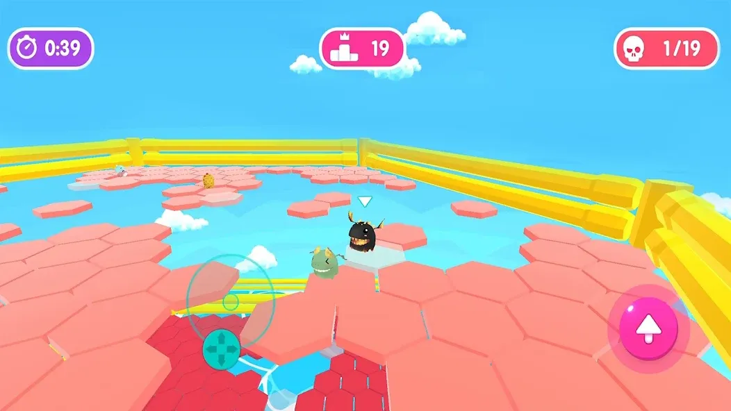 Скачать Fall.io - Race of Dino на Андроид с модом — Без рекламы и все динозавры открыты — скриншот 4