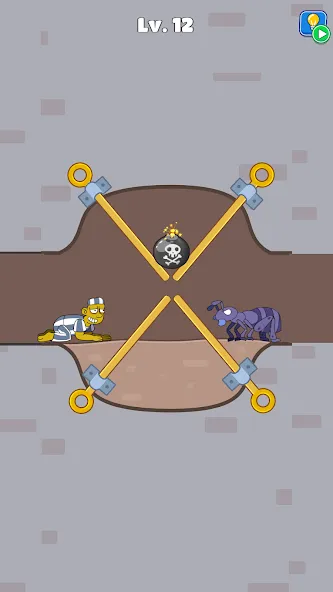 Мод Prison Escape: Pin Puzzle — Безлимитные деньги и подсказки, скачать APK — скриншот 2