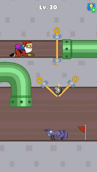 Мод Prison Escape: Pin Puzzle — Безлимитные деньги и подсказки, скачать APK — скриншот 5