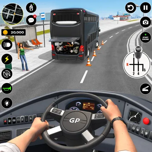 Bus Simulator : 3D Bus Games — Безлимитные деньги и все автобусы открыты, скачать мод APK — скриншот 1 Bus Simulator : 3D Bus Games — Безлимитные деньги и все автобусы открыты, скачать мод APK — скриншот 1
