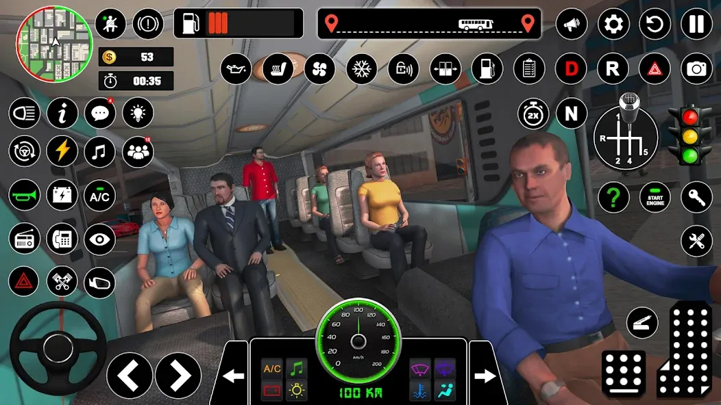 Bus Simulator : 3D Bus Games — Безлимитные деньги и все автобусы открыты, скачать мод APK — скриншот 4 Bus Simulator : 3D Bus Games — Безлимитные деньги и все автобусы открыты, скачать мод APK — скриншот 4