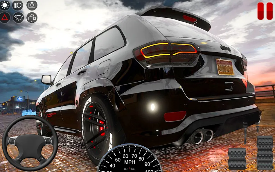 US Prado Car Games Simulator мод на Андроид: Безлимитные деньги и всё открыто — скриншот 1