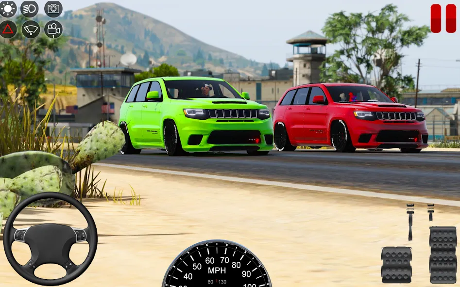 US Prado Car Games Simulator мод на Андроид: Безлимитные деньги и всё открыто — скриншот 2