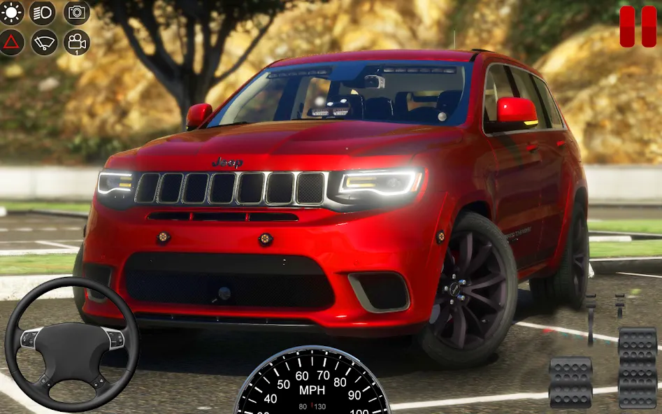 US Prado Car Games Simulator мод на Андроид: Безлимитные деньги и всё открыто — скриншот 3