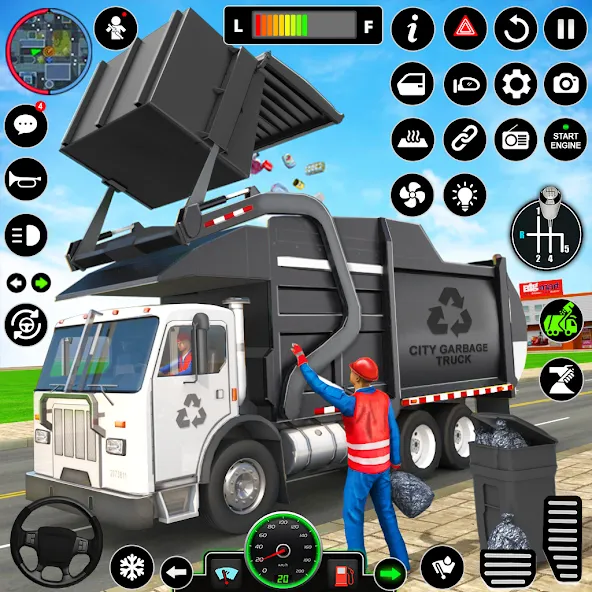 Скачать Truck Driving Games Truck Game последней версии — Много денег и все грузовики открыты — скриншот 1