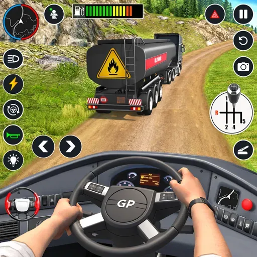 Oil Truck Games: Driving Games — последняя версия с модом (Безлимитные деньги и топливо) — скриншот 1