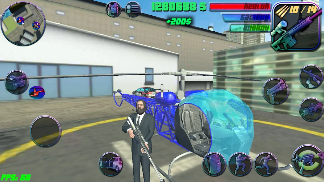 Crazy Miami Online взлом на Андроид — Безлимитные деньги и оружие — скриншот 5