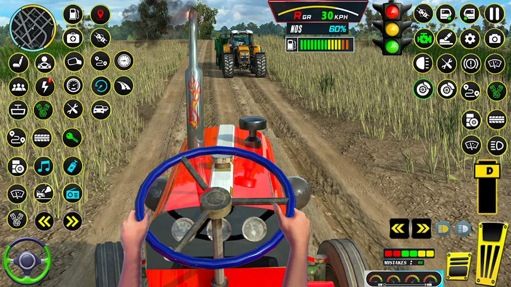 Farming Tractor Game Simulator MOD APK: Новая техника и богатый урожай — скриншот 1