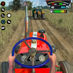 Farming Tractor Game Simulator MOD APK: Новая техника и богатый урожай