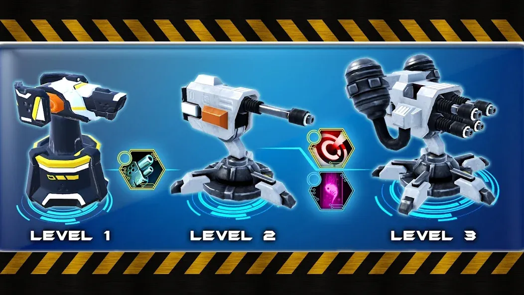 Modular Tower Defense взломанный APK — Неограниченные ресурсы и улучшения — скриншот 4 Modular Tower Defense взломанный APK — Неограниченные ресурсы и улучшения — скриншот 4