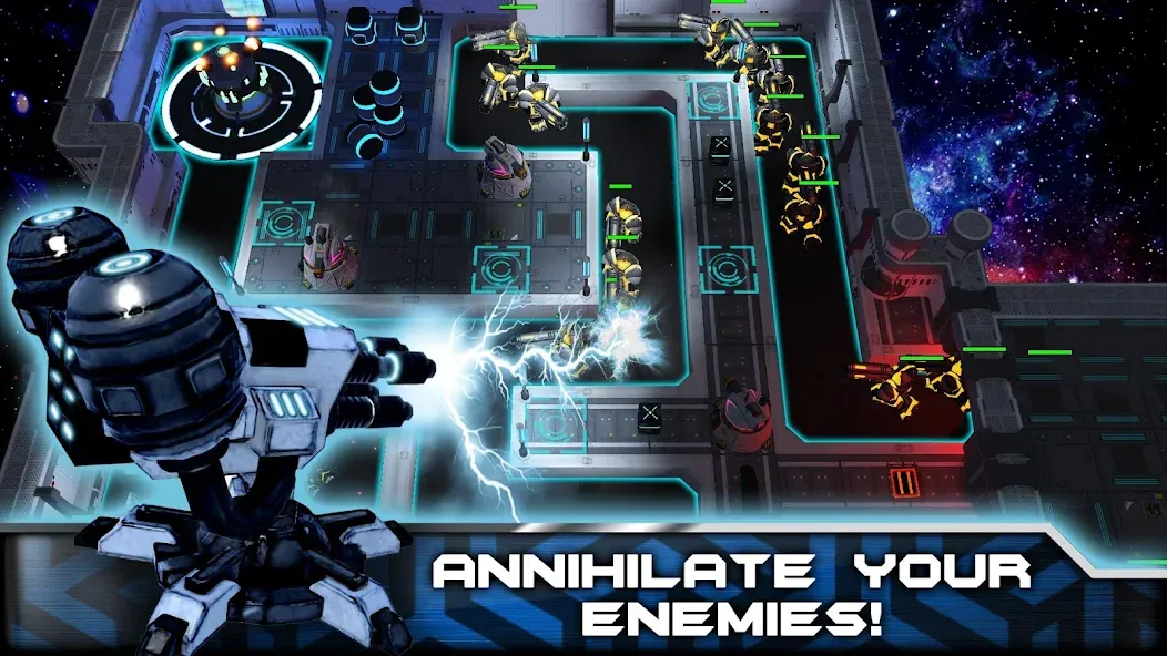 Modular Tower Defense взломанный APK — Неограниченные ресурсы и улучшения — скриншот 5 Modular Tower Defense взломанный APK — Неограниченные ресурсы и улучшения — скриншот 5