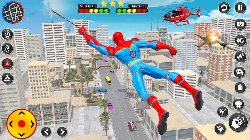 Скачать взлом Spider Rope Hero Spider Games — Безлимитные деньги и алмазы — скриншот 1